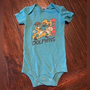 HOMAGE Miami Dolphins TMNT Bodysuit - Teal